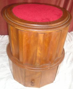 Antieke Gemaksstoel of Kakstoel 