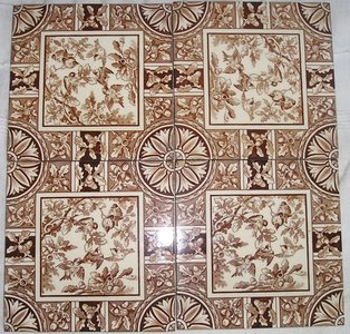 4 Minton Hollins & Co tegels